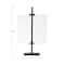 Hello Honey® Black Adjustable Metal Stand & Glass 10" x 16.75" Floating Photo Frame